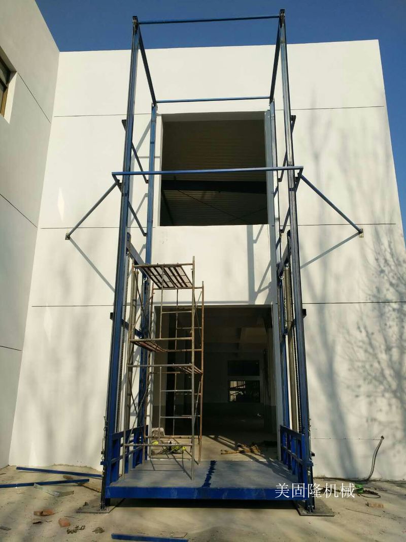 伊犁仓库专用导轨式升降货梯价格